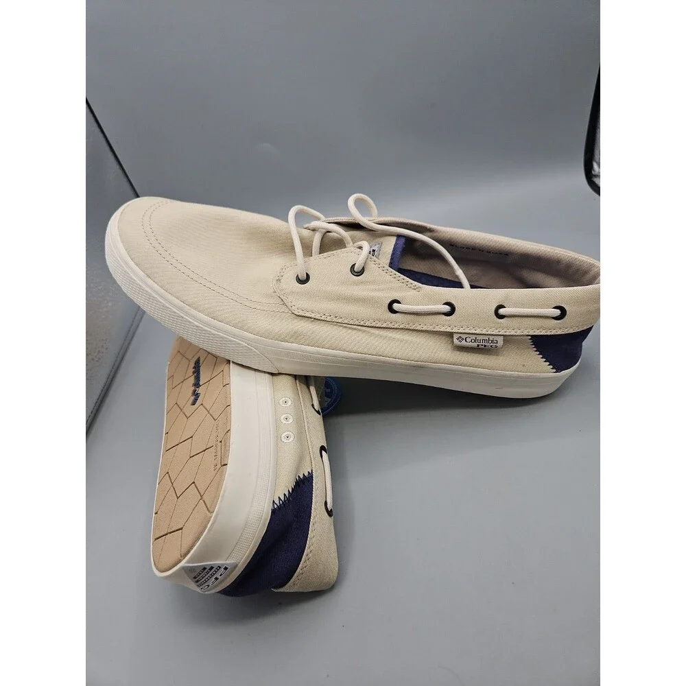 New Columbia Clay Slack Tide Lace PFG Antimicrobial Slip On Boat Shoes Men's 15